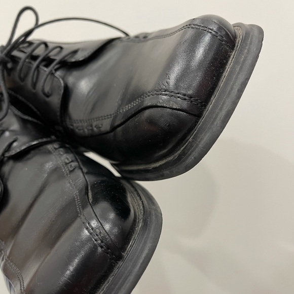Alfani Mirage Square Toe Dress Shoes Black Leather main image 5